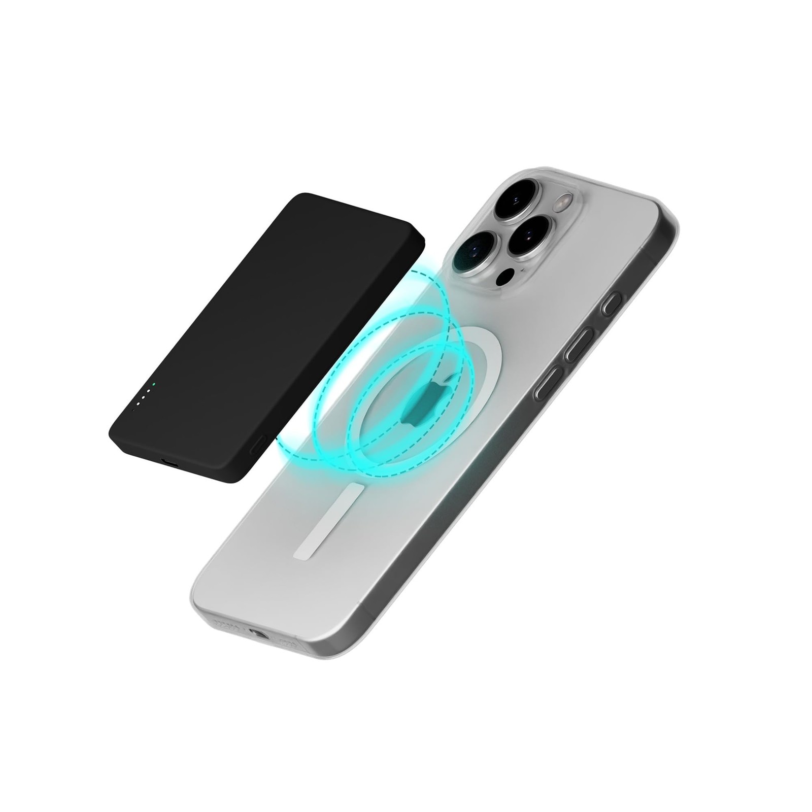 Ultra Slim 5000mAh Magnetic Wireless Portable Charger Power Bank