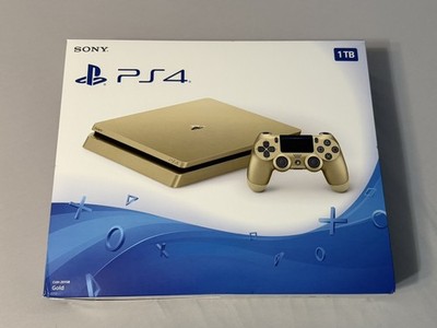 Sony PlayStation 4 Slim Limited Edition 1TB Console - Gold Brand New Sealed