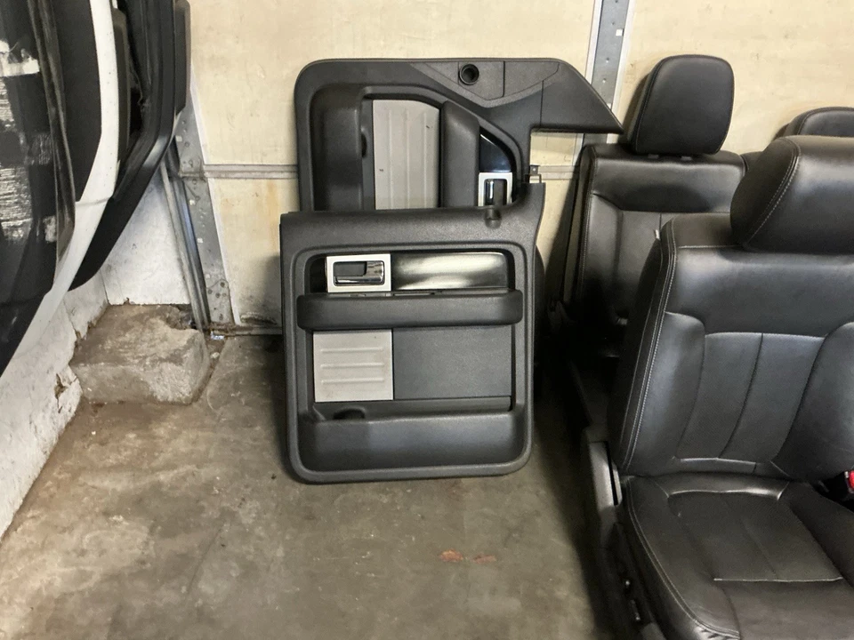 2011-2014 FORD F150 FX4 CREW CAB FRONT & REAR LEATHER SEATS HEATED COOLED - Image 2 of 4