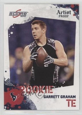 2010 Score Rookie Artist Proof 32/32 Garrett Graham #343 Rookie RC a8x