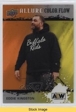 2022 Upper Deck Allure AEW Color Flow Orange Yellow Eddie Kingston READ gy2