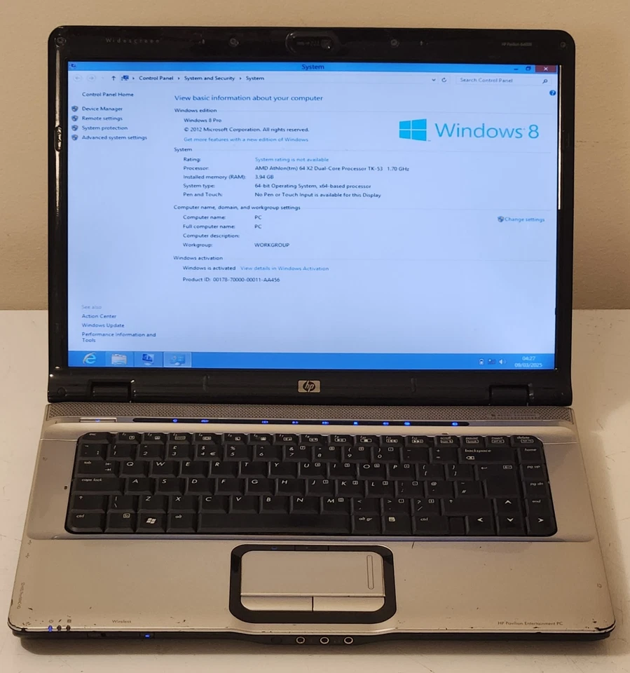 HP Pavilion dv6500 Laptop | AMD Athlon 64 X2 Dual-Core | 4GB RAM | 120GB HDD - Image 4 of 4