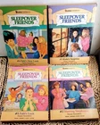 Lot of 4 "Sleepover Friends" Books by Susan Saunders Vtg Scholastic 1,2,3,4