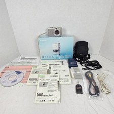 Canon PowerShot SD600 Digital ELPH 6MP Camera Bundle w/Box Accessories & Manuals