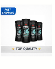 AXE Apollo Body Wash 4 Pack 16oz Sage Cedarwood Fresh Odor Control