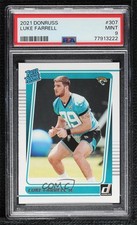 2021 Panini Donruss Rated Rookie Luke Farrell #307 PSA 9 MINT 1c7