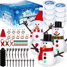 9 Pack Christmas Crafts, DIY Snowman Clay for , Gifts Stocking Stuffer Air
