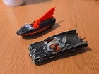 VINTAGE CORGI TOYS 267 BATMOBILE & 107 Batboat For Restoration