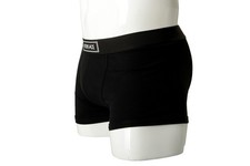 Versace Men's Black Logo Print Low Rise Trunk Underwear Versace Sz 3 US XS IT 46