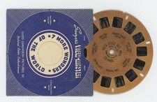 Mesa Verde National Park CO 1939 Dark Tan Front / Blue Back View-Master Reel 227