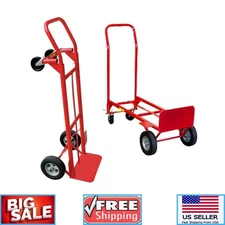 Milwaukee 600 lb. Capacity 2-in-1 Convertible Hand Truck New