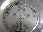 VINTAGE ALL PEWTER LADIES GOLF TROPHY 1976 — photo 2