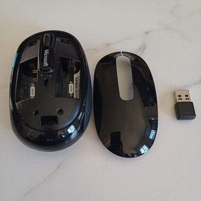 Microsoft Sculpt Comfort Bluetooth Mouse 1557 With Dongle Black Wireless