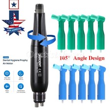 Dental 4:1 Hygiene Prophy Handpiece 360  Swivel Straight Cone Air Motor 4Holes