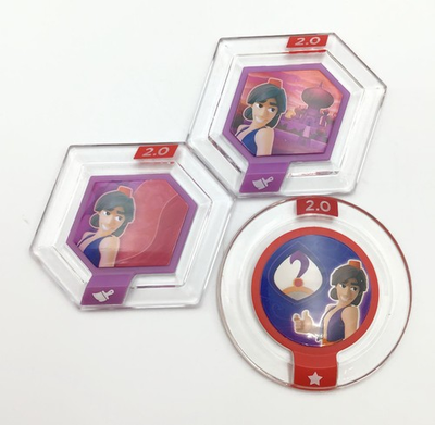 #ad Disney Infinity 2.0 ALADDIN Power Discs Palace Sands of Agrabah Rags to Riches $19.99