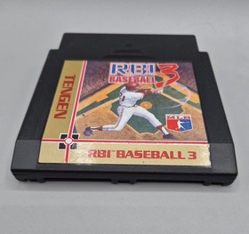 RBI Baseball 3 Game Nintendo NES by Tengen Cart Only Tested FAST SHIPPING 
