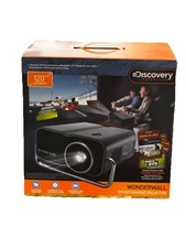 Discovery Expedition Wonderwall Entertainment Projector 120" Screen In Box