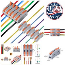 Compact 31PCS Lever Wire Nuts - Universal Electrical Connectors for DIY Projects