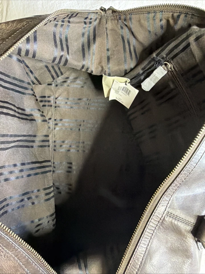 Frye Logan Overnight Bag – Authentic Brown Leather Travel Tote New MSRP $598 - Image 3 of 4