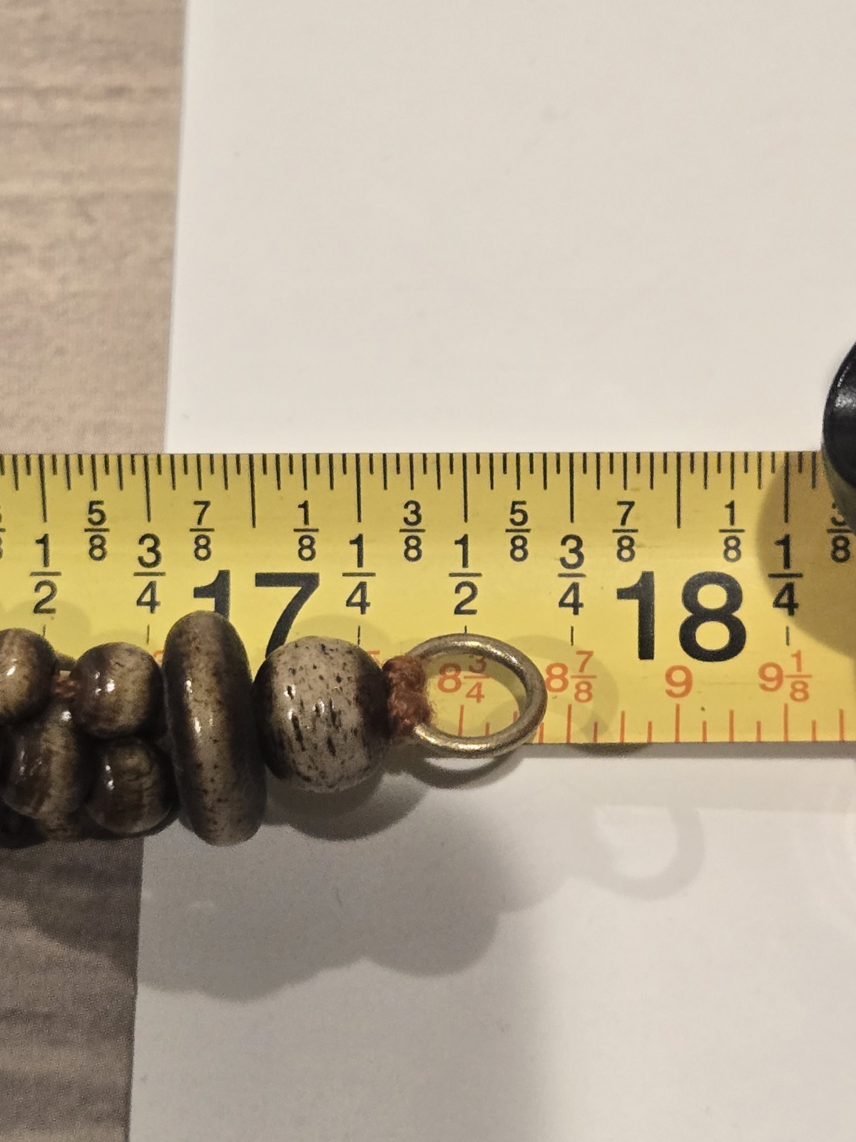 Wood Bead Necklace Multi Strand Statement - image 11