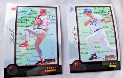 1998 Bowman Chrome International Baseball Card Pick one