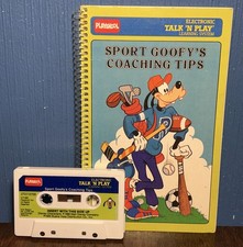 VINTAGE Talk N Play Cassette/Book Sport Goofy...