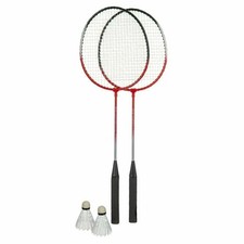 BADMINTON RACKET SET FOR 2 PERSON SHUTTLECOCK BADMINTON KIT FUN OUTDOOR