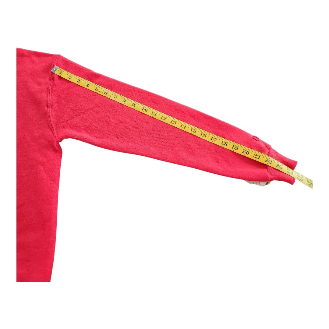 Vintage 70s Russell Athletic USA Red V Stitch Crewneck Sweatshirt Size Small NWT