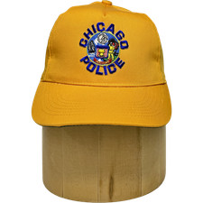 CHICAGO POLICE SHOULDER PATCH CAP: Yellow