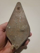 Rare Vintage E-Z Fast-Line Chalk Line Reel with Line in It, B&S, Made in USA!
