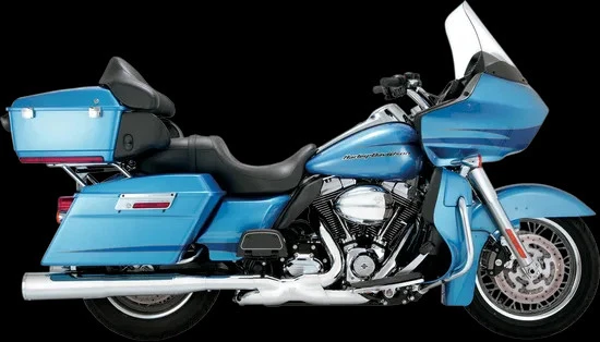 Silenciador deslizable de alta salida VH 4,5 pulgadas cromado Harley Ultra Limited 10-16 Foto 4 de 4