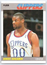 1987-88 Fleer #10 Benoit Benjamin Los Angeles Clippers