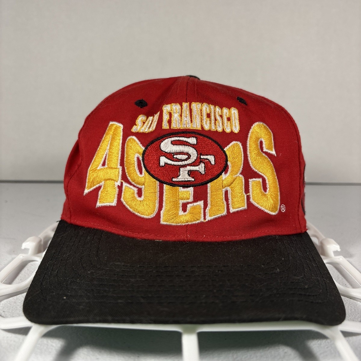 Vintage Lot Of 3 NFL San Francisco 49ers Snapback Hats Leather