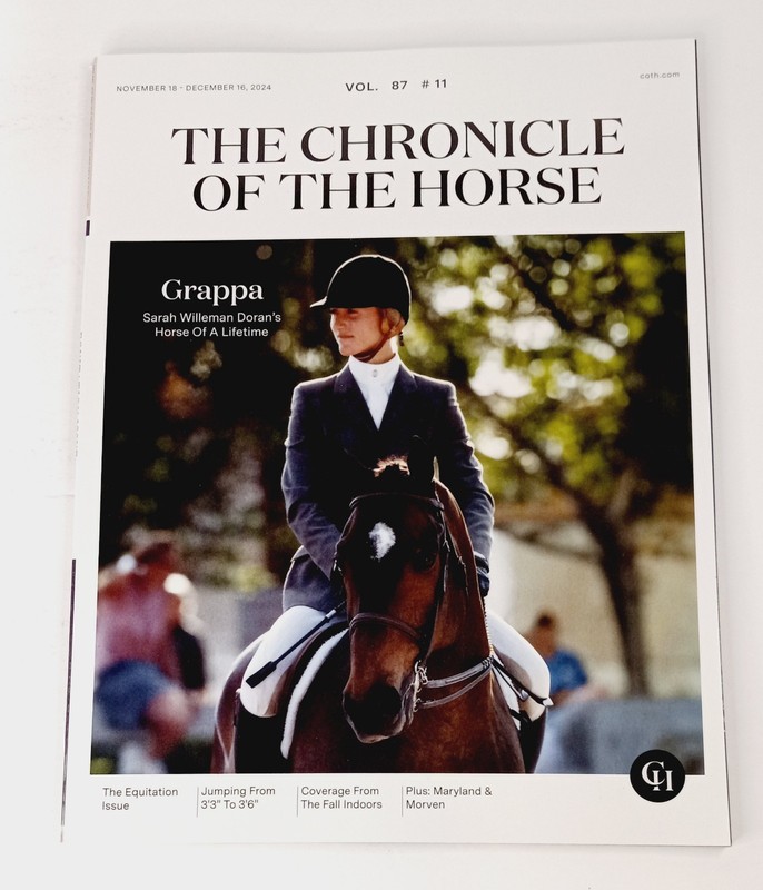 The Chronicle Of The Horse November 18 - December 16, 2024 Vol 87 # 11