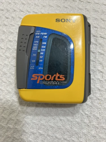 Sony Sports Walkman WM-FS191 vintage cassette player / radio. item Not Working!