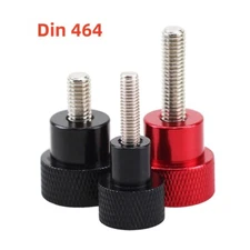 M8  Stainless Steels Knurled Thumb Screw Aluminium Hand Grip Knob Bolts Din 464