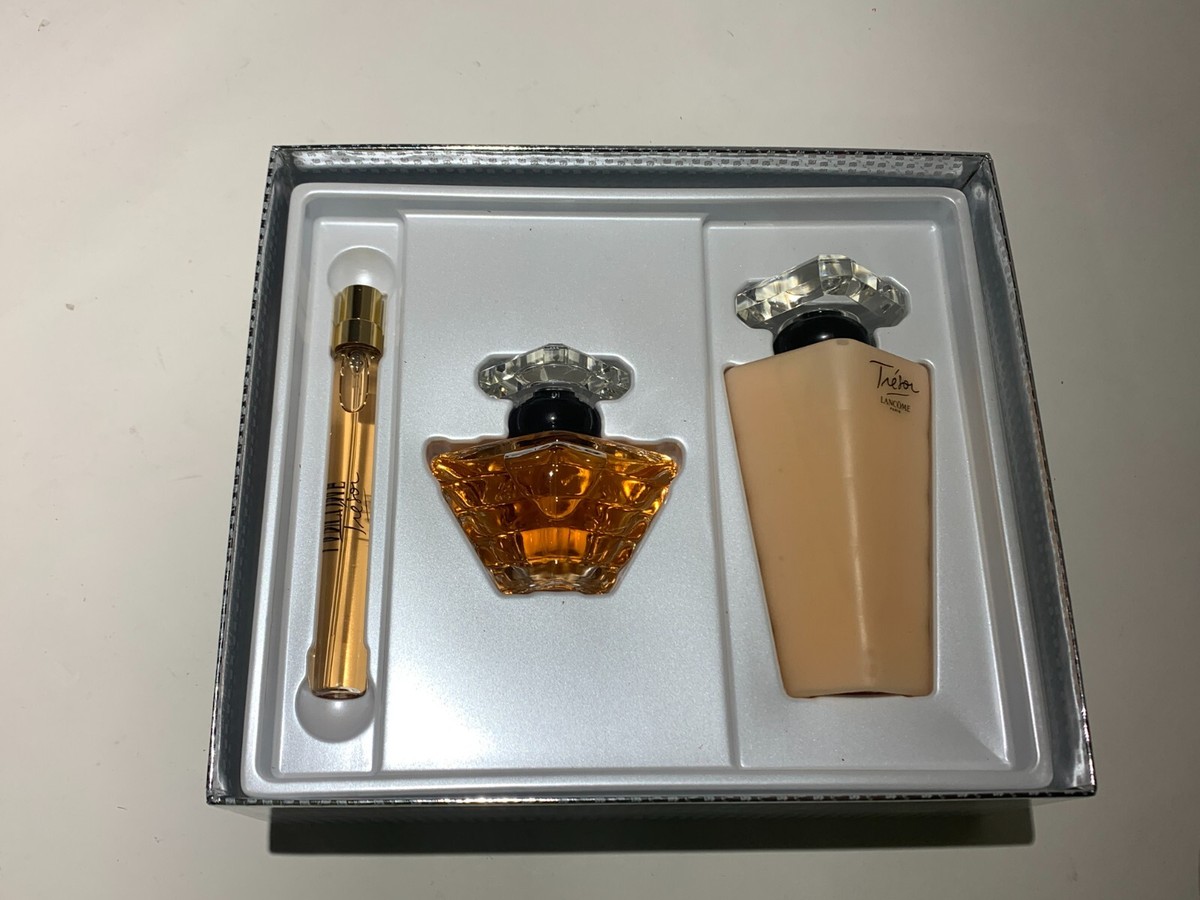 Lancome Paris Tresor Passions Gift Set - 3 Piece - RARE - OPEN BOX
