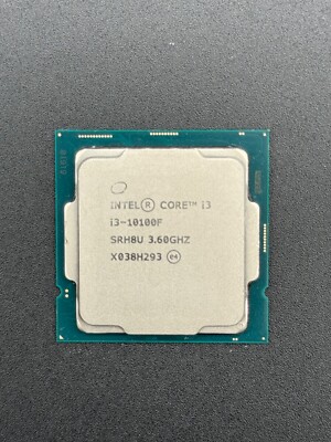 Intel Core i3-10100F Processor (3.6 GHz, 4 Cores, Socket FCLGA1200) - SRH8U
