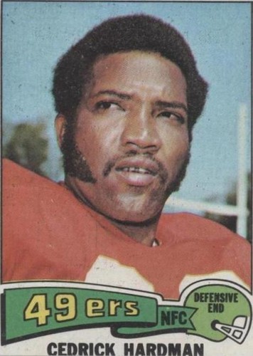 CEDRICK HARDMAN 49ERS FRAMED 8X10 PHOTO CARD 12X15  display picture 1