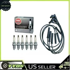 NGK Spark Plugs & Wire Set kit for Allure Impala Monte Carlo Grand Prix Regal