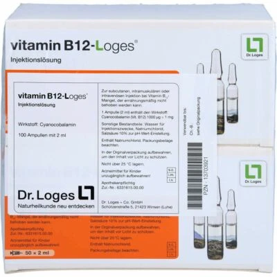 DR. LOGES + CO. GMBH VITAMIN B12-LOGES Injektionslösung Ampullen 200 ml PZN13703921