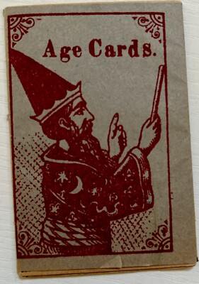 Early Age Cards Magic Trick Early Sorcerer Wizaed  on Package Germany
