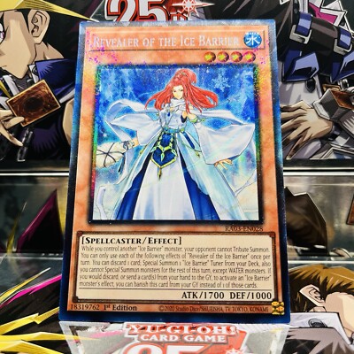 Yugioh Revealer of the Ice Barrier RA03-EN028 (Textured) PCR 1st Ed Near Mint