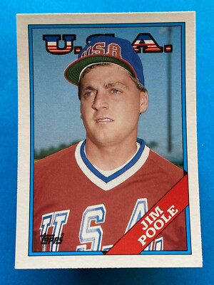 Jim Poole 1988 Topps Traded #88T