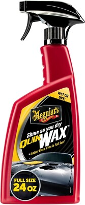 #ad #ad Meguiar#x27;s Quik Wax 24 Fl Oz Spray On Wipe Off Car Wax for Glossy Shine $10.40