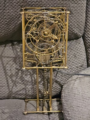 Authentic Kinetico studios 7 Man Clock Large Sculpture by Gordon