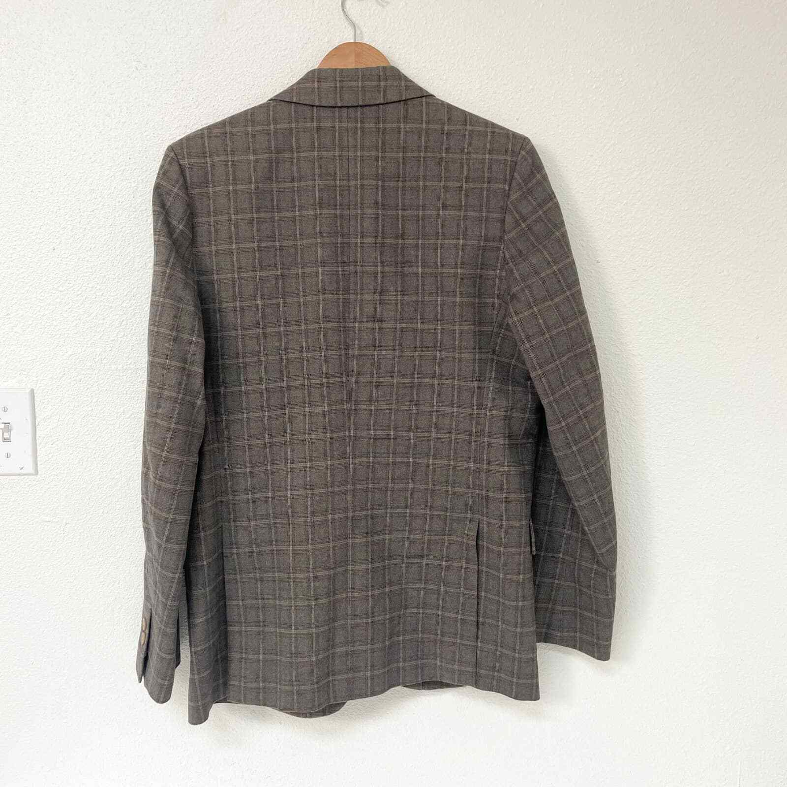 Mens JACK SPADE Plaid Check Sportcoat Blazer Jacket B… Gem