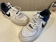 Air Force 1 LV8 1 GS MIDNIGHT NAVY WHITE BLACK CK0502 400 SIZE 4.5 Youth