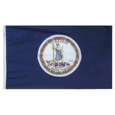 Virginia Annin Flagmakers State Nylon Flag Indoor Outdoor All Sizes