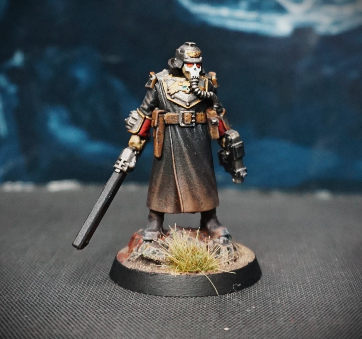 Death Korps of Krieg Commissar Conversion painted Warhammer 40k 